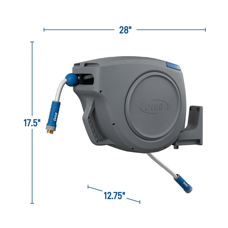 Load image into Gallery viewer, 100 ft x 5/8 in Auto-Retractable Garden Hose Reel 28263
