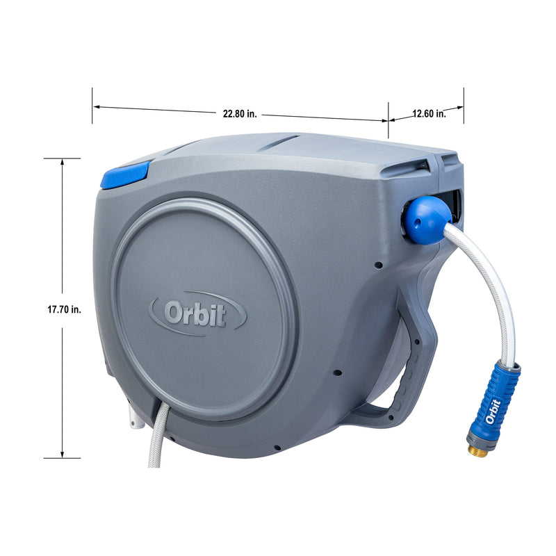 Load image into Gallery viewer, 100 ft x 5/8 in Auto-Retractable Garden Hose Reel 28263
