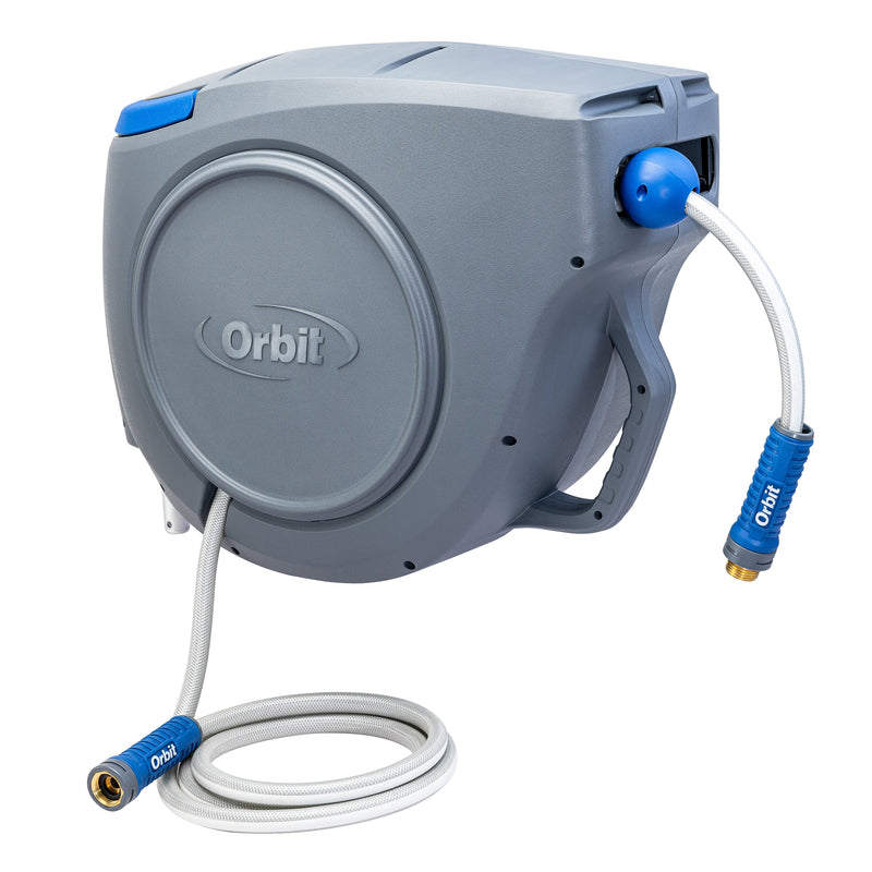 Load image into Gallery viewer, 100 ft x 5/8 in Auto-Retractable Garden Hose Reel 28263
