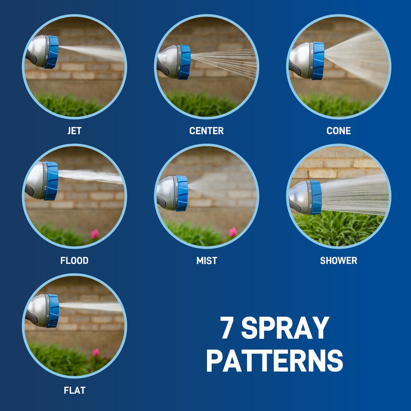 Load image into Gallery viewer, Orbit Elevated 7-Pattern Metal Thumb Control Nozzle 28272
