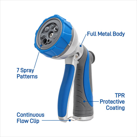 Orbit Elevated 7-Pattern Metal Front Trigger Nozzle 28278, additional product view 2
