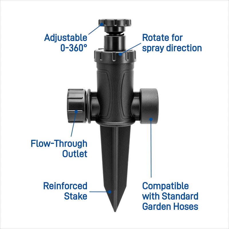 Load image into Gallery viewer, Adjustable Pattern Spot Sprinkler on Spike 29807
