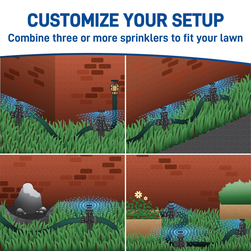 Load image into Gallery viewer, Adjustable Pattern Spot Sprinkler on Spike 29807
