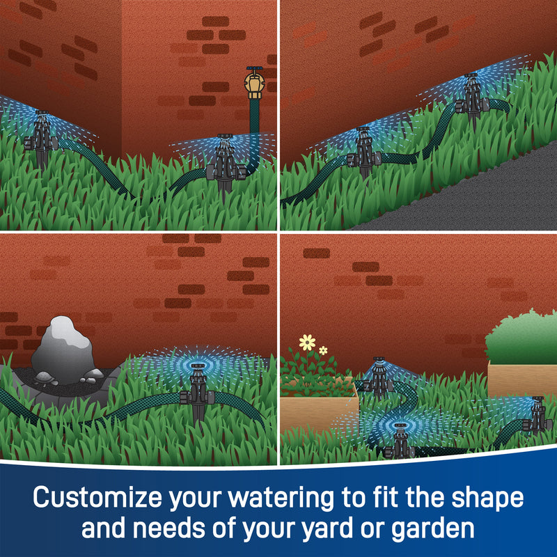 Load image into Gallery viewer, Adjustable Pattern Spot Sprinkler on Spike Kit 29808
