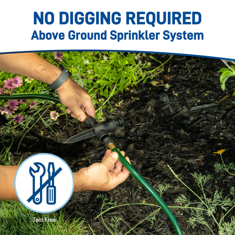 Load image into Gallery viewer, Adjustable Pattern Spot Sprinkler on Spike Kit 29808
