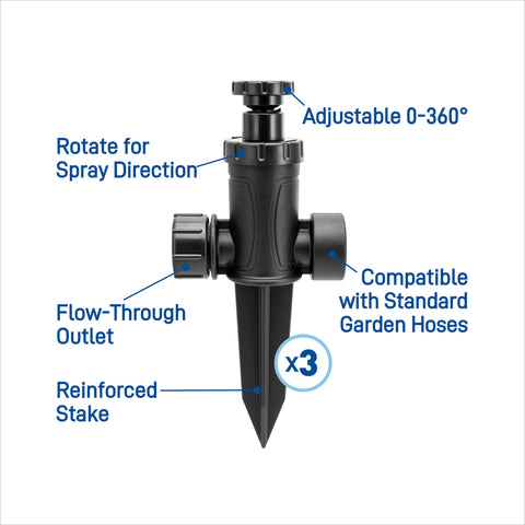 Adjustable Pattern Spot Sprinkler on Spike Kit 29808, additional product view 2