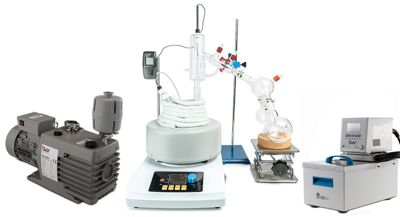 Load image into Gallery viewer, 2L Premium Short Path Distillation Turnkey Setup with P2 Distillation Head
