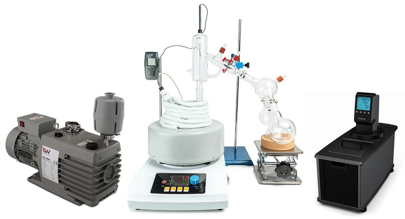 Load image into Gallery viewer, 2L Premium Short Path Distillation Turnkey Setup with P2 Distillation Head
