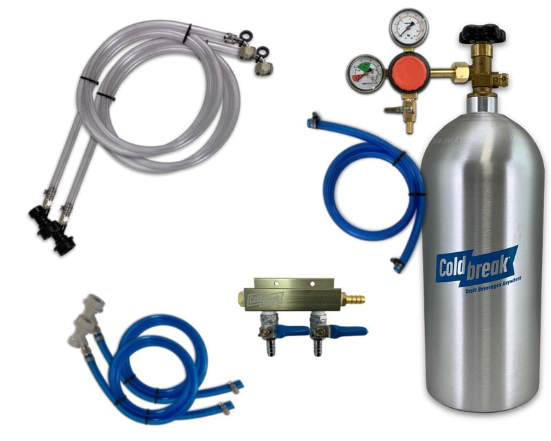 Load image into Gallery viewer, 2-Tap CO2 Ball Lock Kit

