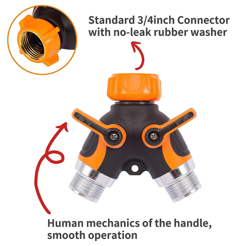 Load image into Gallery viewer, Metal Water Hose Splitter
