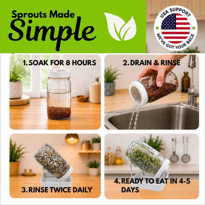 Load image into Gallery viewer, Jar Sprouts Growing Kit, additional product view 2
