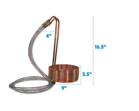 Knockout Immersion Wort Chiller, Copper, additional product view 2