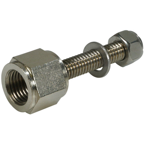 Leak-free lid bulkhead fitting with o-ring, washer and lock nut