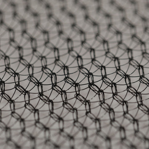 30% black shade cloth, material weave detail