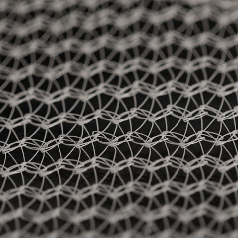 30% white shade cloth, material weave detail