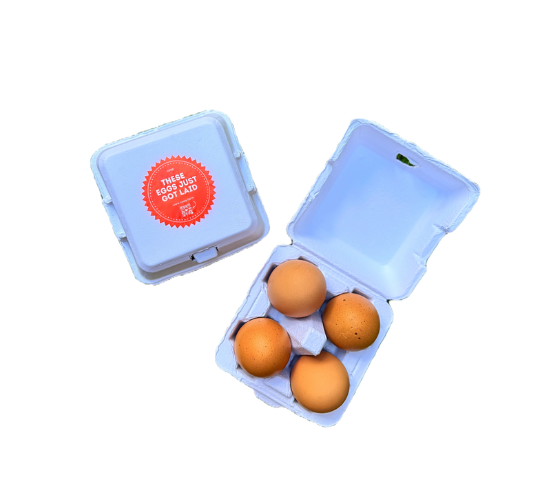 Load image into Gallery viewer, "Just Got Laid" 4-Egg Carton
