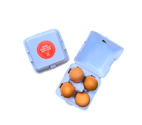Just Got Laid 4-egg carton
