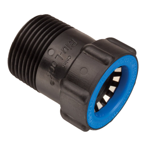 Orbit 3/4 inch Blu-Lock by 1 inch MPT adapter