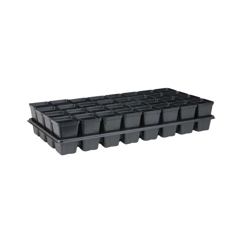 Load image into Gallery viewer, 32-Cell Reusable Plant Starter Trays with Inserts from Bootstrap Farmer at GrowTime Garden Supply
