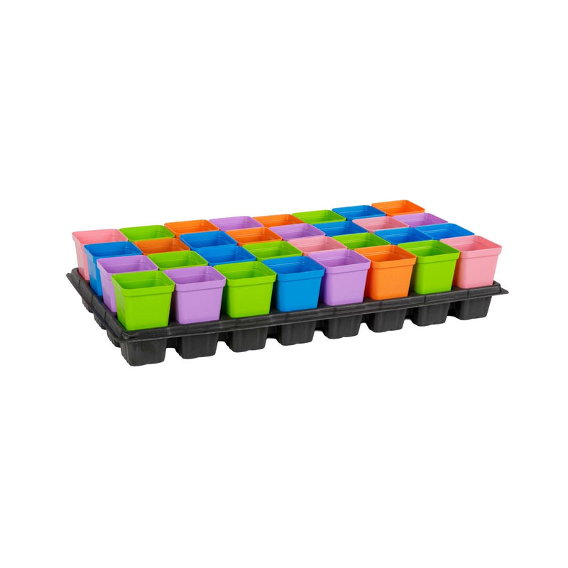 Load image into Gallery viewer, 32-Cell Reusable Plant Starter Trays with Inserts
