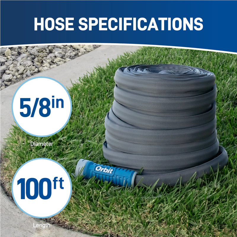 Load image into Gallery viewer, 100 ft X 5/8" Heavy Duty Fabric Hose 33180
