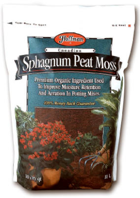 Hoffman Canadian Sphagnum Peat Moss, 10qt