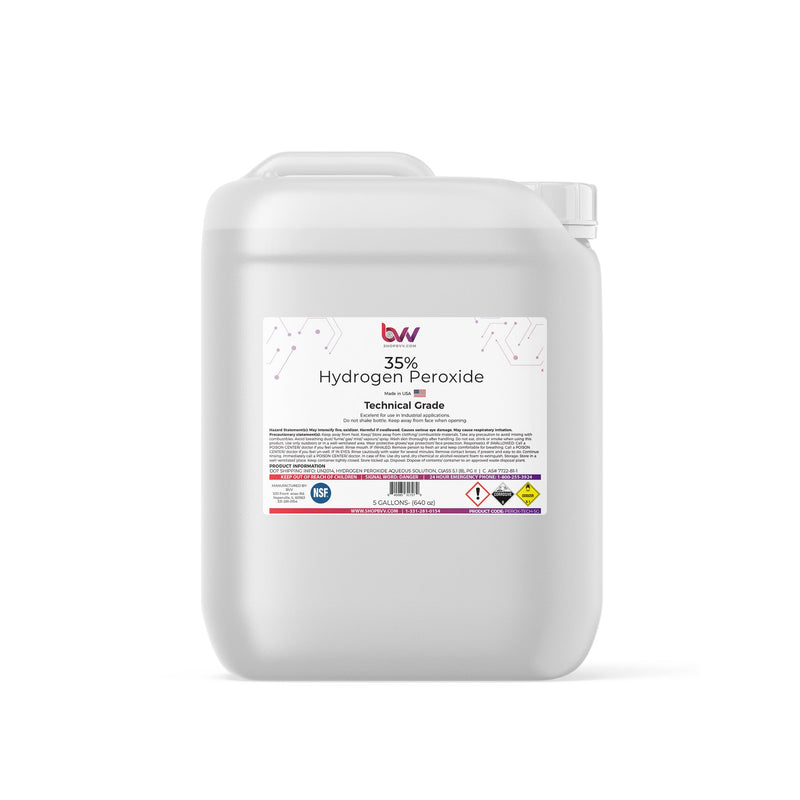 Load image into Gallery viewer, 35% Hydrogen Peroxide Tech Grade, NSF, H2O2
