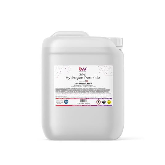 35% Hydrogen Peroxide Tech Grade, NSF, H2O2
