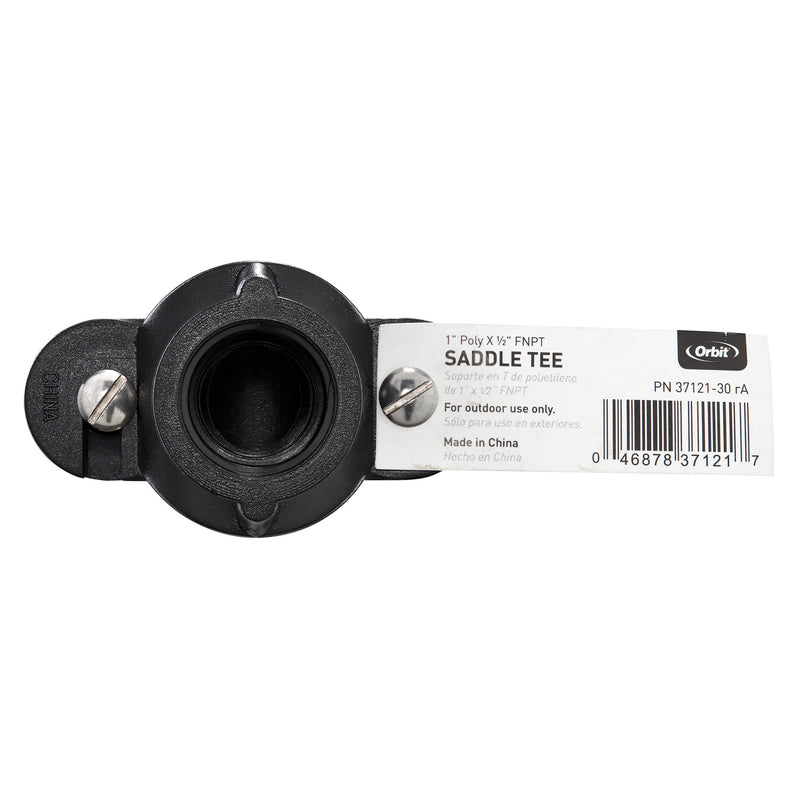Load image into Gallery viewer, 1" x 1/2" PVC Pipe Saddle Tee | 37121
