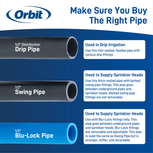 1/2 In. X 24 In. Riser-Flex Sprinkler Swing Pipe 37151