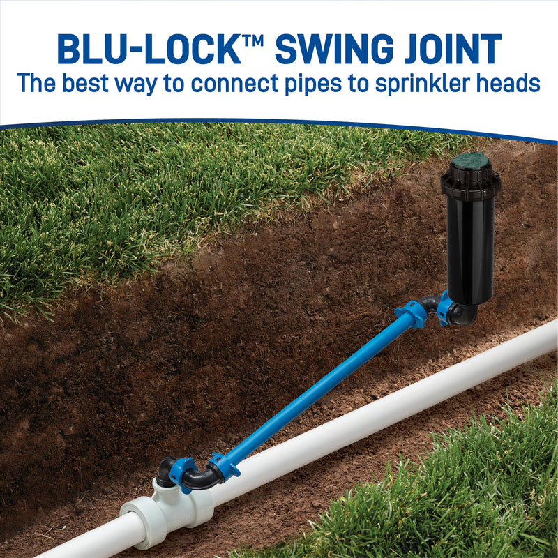 Load image into Gallery viewer, 1/2" x 3/4" Blu-Lock Swing Joint 37268
