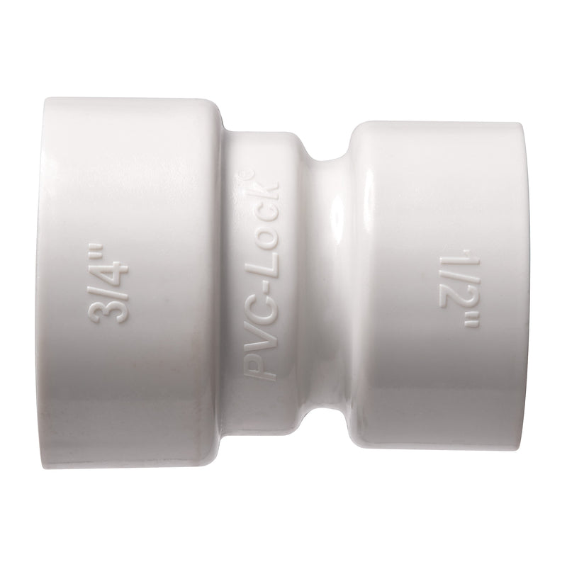 Load image into Gallery viewer, 3/4" x 1/2" PVC-Lock Reducing Coupling 34779
