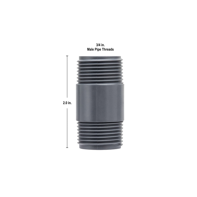 Load image into Gallery viewer, 3/4" MPT x 2" PVC Sprinkler Riser | 38097

