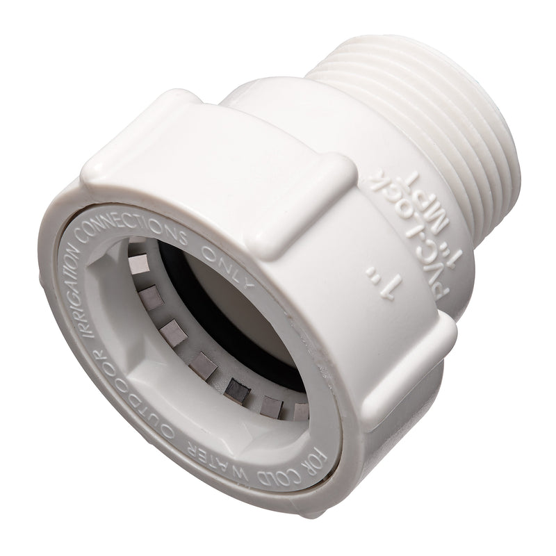 Load image into Gallery viewer, 1" PVC-Lock x 1" MPT Adapter 35678
