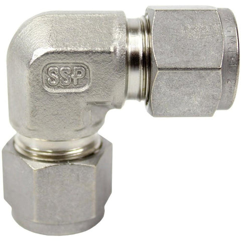 SSP union elbow, 3/8 inch Duolok
