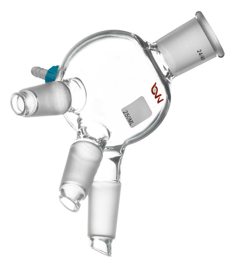 Triple Neck Cow Receiving Flask