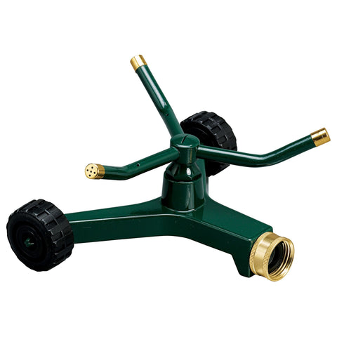 Orbit 3-arm metal sprinkler with wheel base 58257