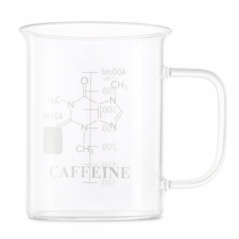 Load image into Gallery viewer, 400ML Fun Coffee Mug Beaker Borosilicate 3.3
