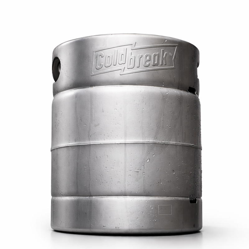 Load image into Gallery viewer, Two-gallon stainless steel Sankey D keg with threaded spear.
