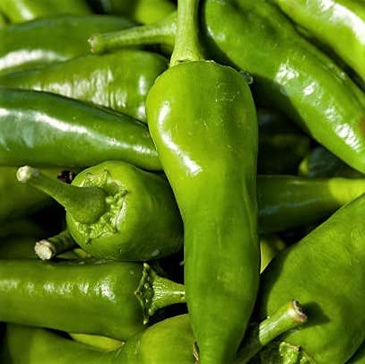 Organic Nu Mex Joe E Parker Anaheim Pepper seeds package, GrowTime Garden Supply