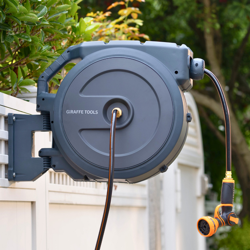Load image into Gallery viewer, Retractable Garden Hose Reel-5/8in-90ft
