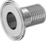 High-Polish Quick-Clamp Sanitary Tube Fitting