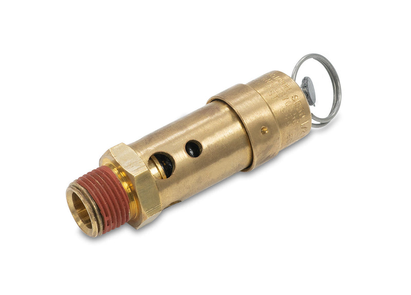 Load image into Gallery viewer, ASME-Code Fast-Acting Pressure-Relief Valve for Air, Silicone Seal, 1/4 NPT
