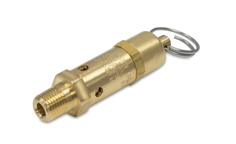 Load image into Gallery viewer, ASME-Code Fast-Acting Pressure-Relief Valve for Air, Silicone Seal, 1/4 NPT
