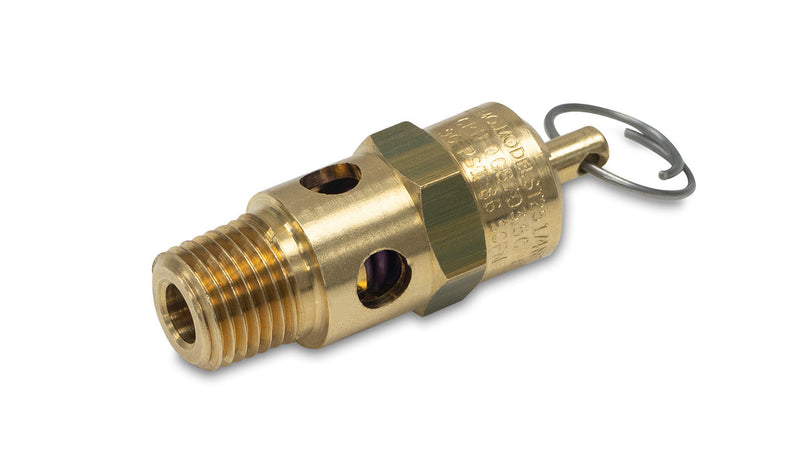 Load image into Gallery viewer, ASME-Code Fast-Acting Pressure-Relief Valve for Air, Silicone Seal, 1/4 NPT
