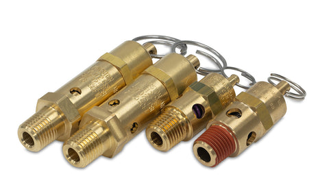 ASME fast-acting pressure-relief valve, 1/4 NPT