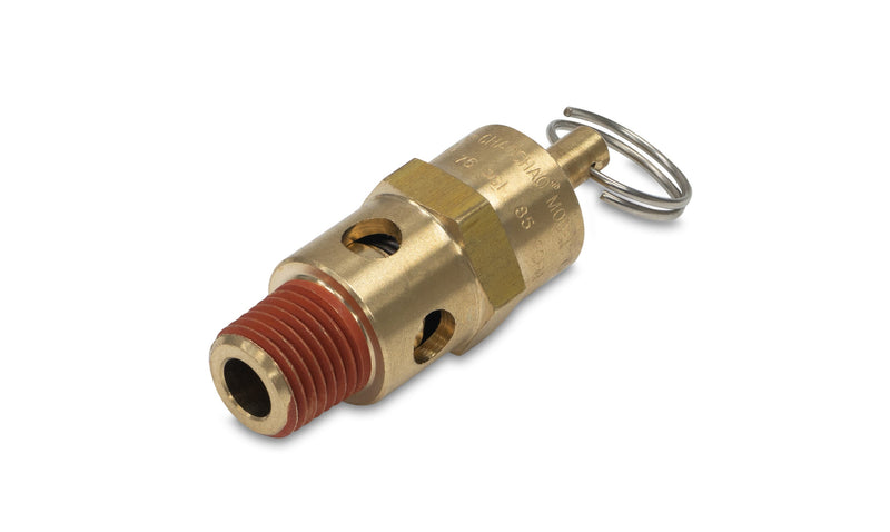 Load image into Gallery viewer, ASME-Code Fast-Acting Pressure-Relief Valve for Air, Silicone Seal, 1/4 NPT
