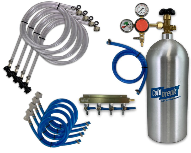 Load image into Gallery viewer, 4-Tap CO2 Ball Lock Kit
