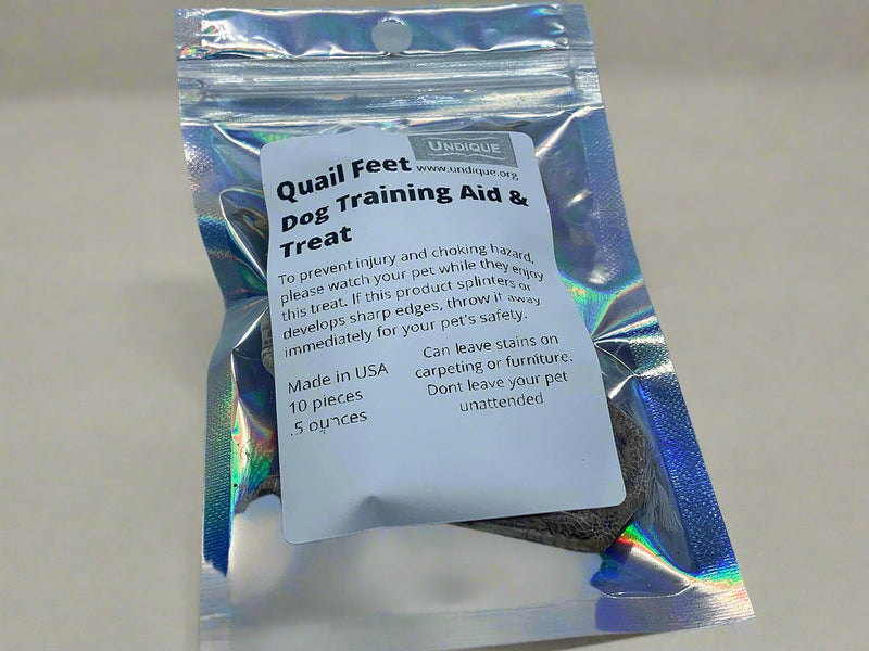 Load image into Gallery viewer, Quail feet Dog Training aid &amp; Treat

