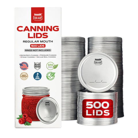 500 regular mouth canning lids